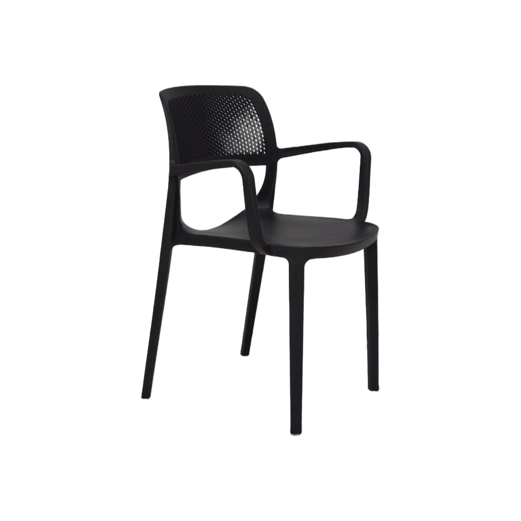 1-045862 SILLON MOD. MILA XL -POLIPROPILENO - COLOR ANTRANCITA