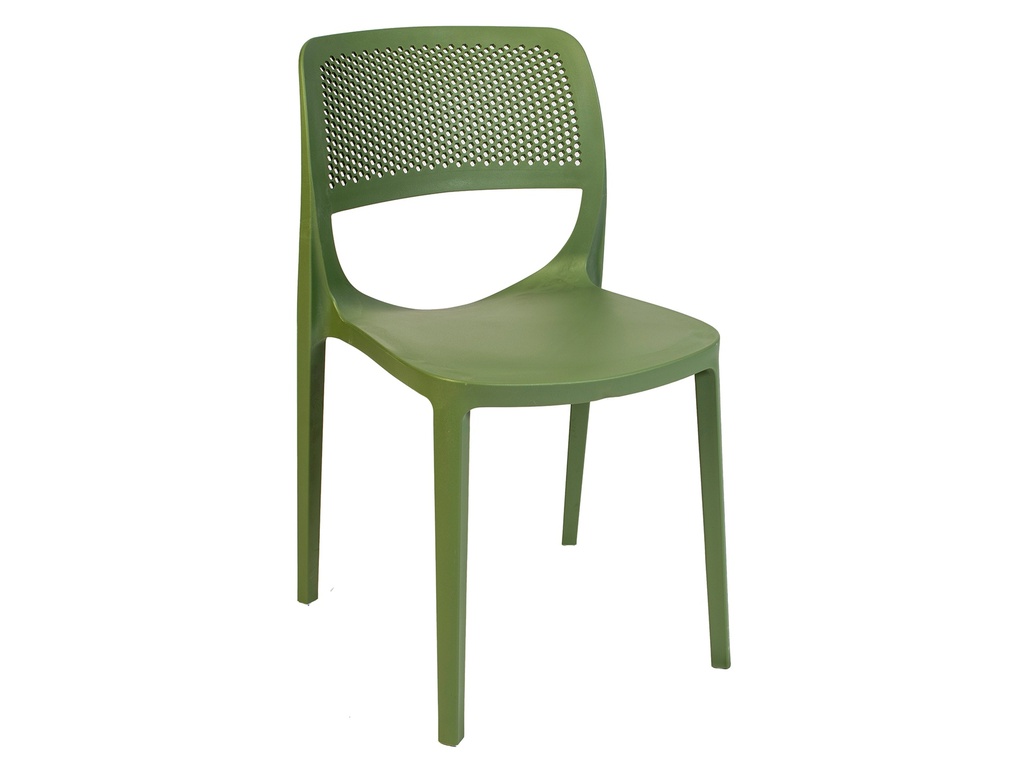 SILLA MOD. MILA - POLIPROPILENO- COLOR VERDE