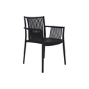 SILLA MOD. VICTOR -  POLIPROPILENO - COLOR ANTRACITA(NEGRO)