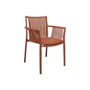 SILLA MOD. VICTOR -  POLIPROPILENO - COLOR TERRACOTTA