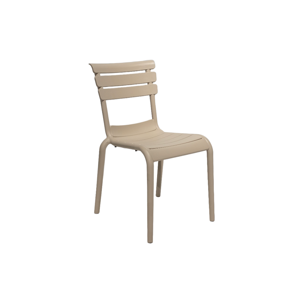 SILLA MOD. HERA - POLIPROPILENO- COLOR CREMA CLARO - SIN BRAZOS