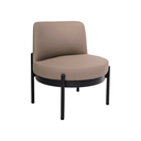 BUTACA MOD. URBAN (390) - TAPIZADA EN PVC KHAKI OSCURO-MEDIDAS: 30"X29"X31"