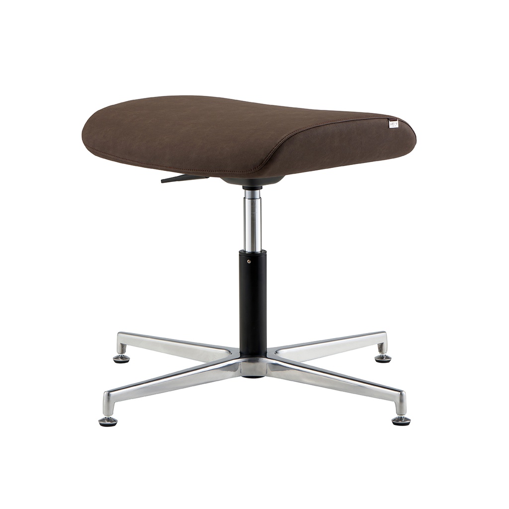 OTTOMAN ROLF PVC MARRON