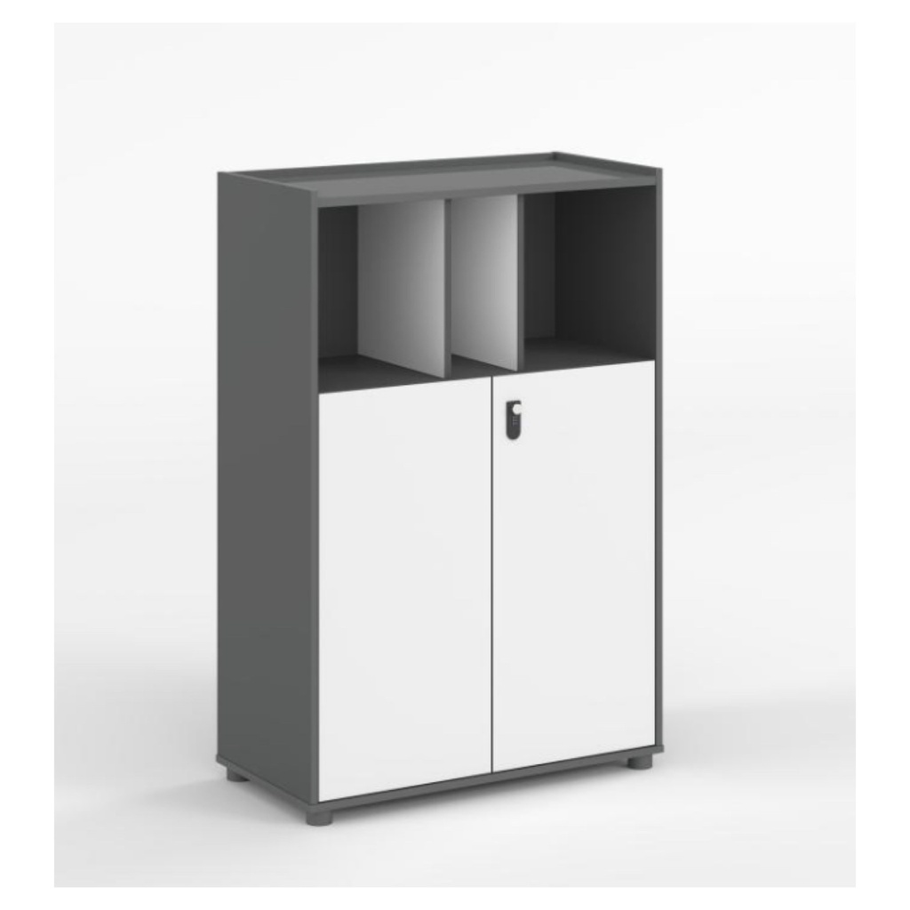 ESTANTE EJECUTIVO ELEMENT- BLANCO - 16"X 32"X48" (SY-SG8808-80)