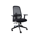 SILLON SEMI EJECUTIVO AXIS (F28) - MESH NEGRO - TELA NEGRO 