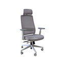 SILLON EJECUTIVO ARKO(F24) GRIS  - MESH GRIS - TELA GRIS