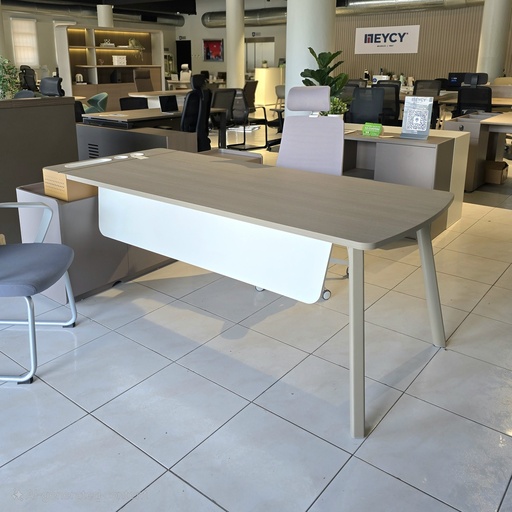 MESA ESCRITORIO EJECUTIVO STEEL  71" X87 " (S20T-22) IZQUIERDO