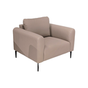 BUTACA MOD. URBAN CLASICO (724) - TAPIZADA EN PU KHAKI OSCURO (YH-97)-MEDIDAS: 34"X38"X31" 