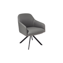 BUTACA MOD.ONA (639 1)  - TAPIZADA EN PU GRIS CEMENTO (YH 99)-MEDIDAS: 24"X25"X33"  