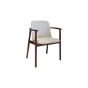 SILLA WD-S163(V), CUERPO EN MADERA BEECH 18, TAPIZADA EN TELA GRIS CLARO SD659, MEYCY HOME