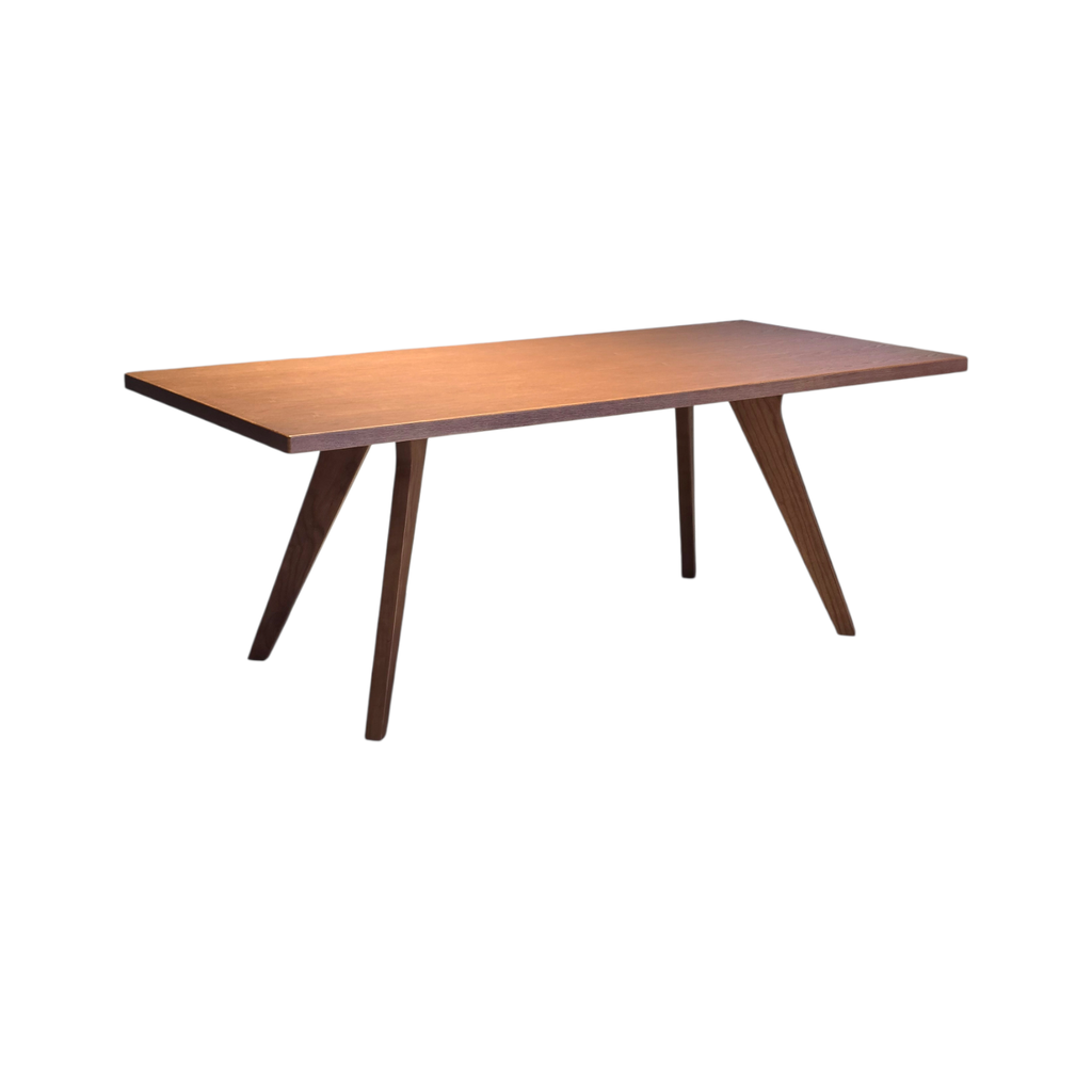 MESA DE COMEDOR RT-935, TOPE  Y PATAS EN MADERA COLOR ASH-08 DE 75” X 35.5, MEYCY HOME