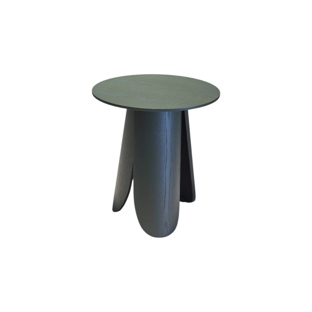 MESA DE CENTRO S260E, MADERA COLOR VERDE OSCURO ASH21, 20” DE DIAMETRO Y 22” DE ALTURA, NIVEL ALTO, MEYCY HOME