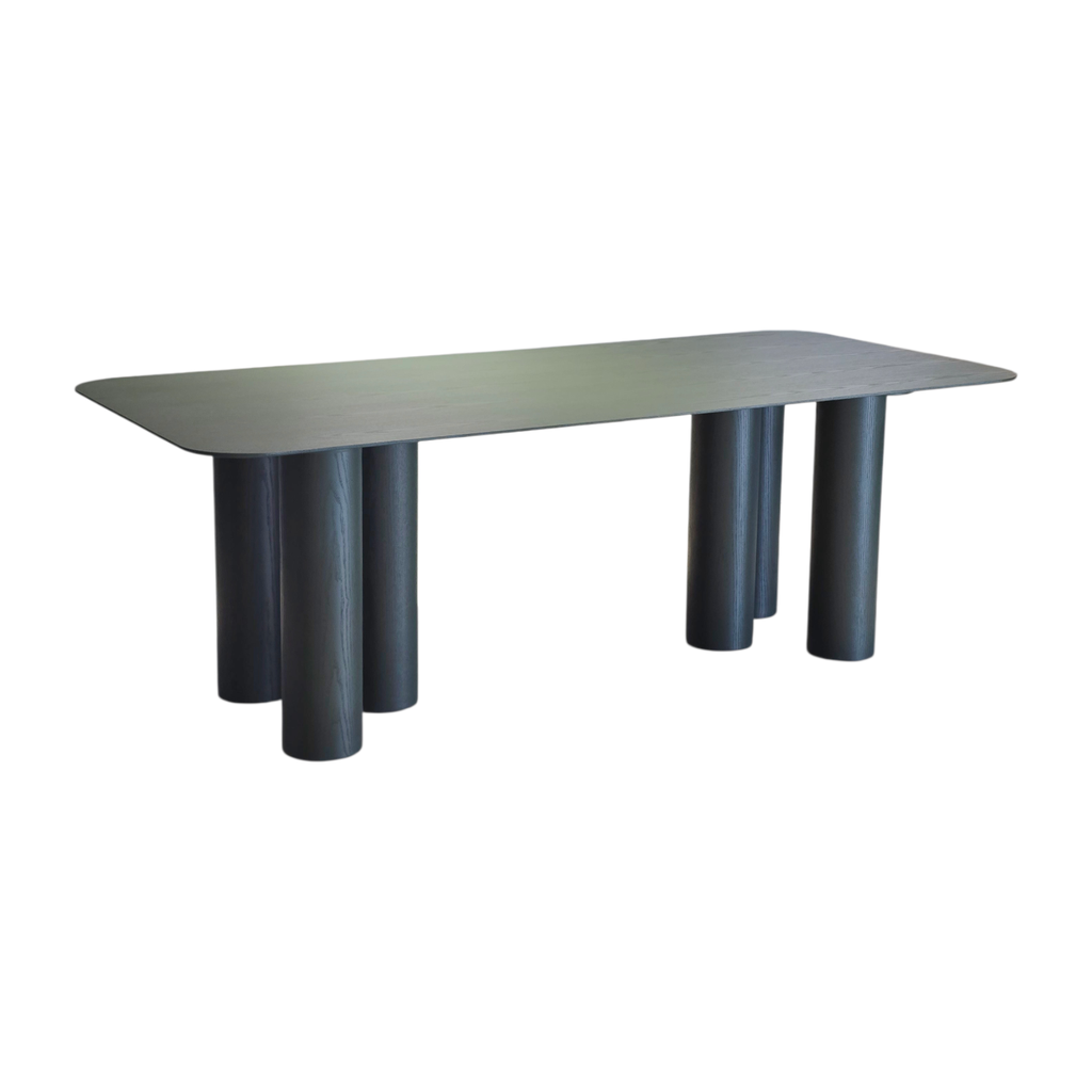 MESA DE COMEDOR RT-1931, MADERA COLOR VERDE OSCURO ASH21 DE 87” X 40”, MEYCY HOME