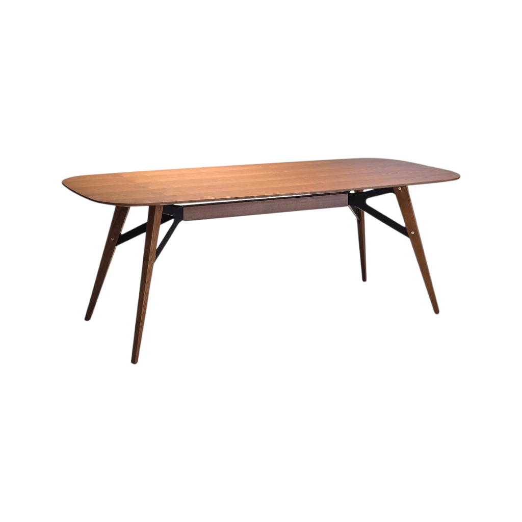 MESA DE COMEDOR RT-117B, MADERA COLOR NOGAL ASH 08, 80” X 35.5”, MEYCY HOME