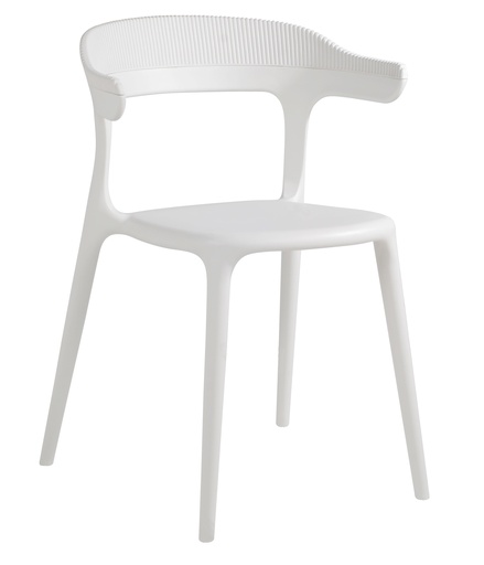 [SMLSB] SILLA LUNA STRIPE BLANCA
