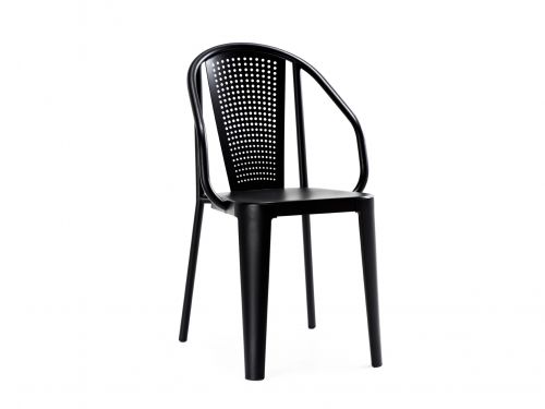 [SSACN] 1-045896 SILLA SOHO, SILLA ESTRUCTURA DE ACERO, COLOR NEGRO