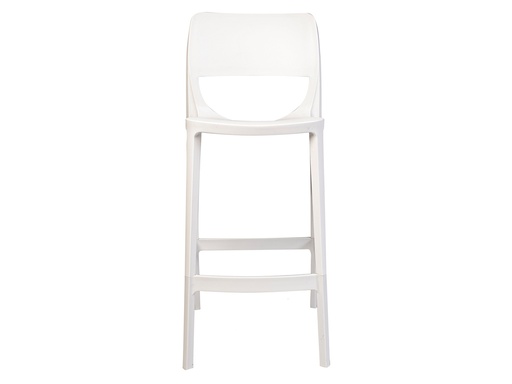 [TPBCB] 1-045871 TABURETE MOD.BELLA - POLIPROPILENO - COLOR BLANCO