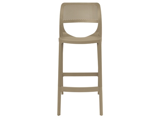[TPMCC] 1-045870 TABURETE MOD.MILA - POLIPROPILENO- COLOR CAPPUCCINO