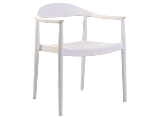 [SMKCB] SILLA MOD .KENNEDY - POLIPROPILENO- COLOR BLANCO