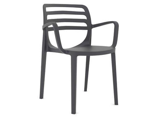 [SMLXLCA] SILLA MOD.LAURA XL - POLIPROPILENO - COLOR NEGRO