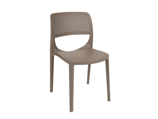 [SMMCC] 1-045859 SILLA MOD. MILA - POLIPROPILENO- COLOR CAPPUCCINO