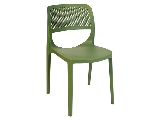 [SMMCV] 1-045857 SILLA MOD. MILA - POLIPROPILENO- COLOR VERDE 