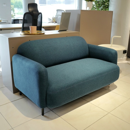 [S3PCON531TAZ] SOFA PARA 3PERSONAS MOD. CONVEX (531) - TELA AZUL (MY26)- MEDIDAS: 32"X73"X31"