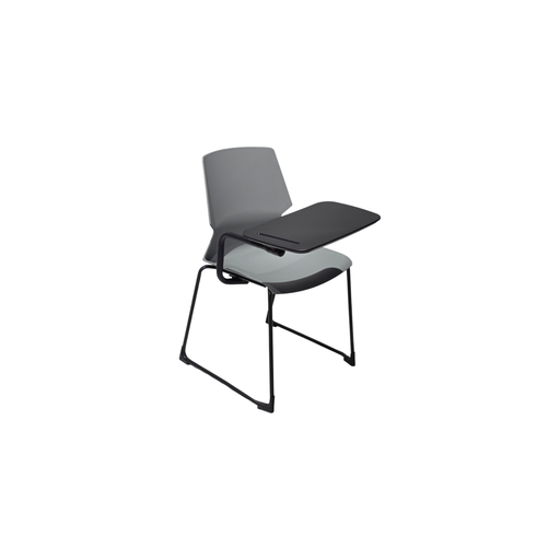 [SSTUB588PG] SILLA MOD. STUD 588 - Plástico GRIS - pieza pupitre derecho- bandeja porta lápiz 
