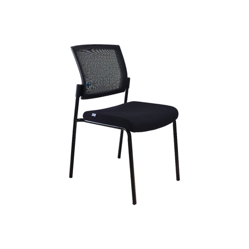 [SVFLEXTNMN] SILLA DE VISITA FLEX (D12) - MESH NEGRO - TELA NEGRA